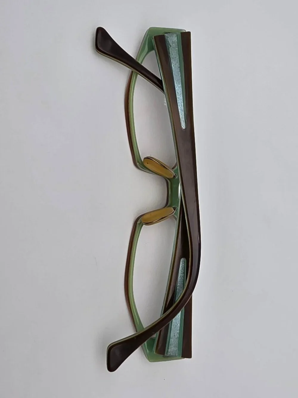 ProDesign Denmark 4628 1 c.5022 HB Brown Green Petite Eyeglasses Frame 49-17-135